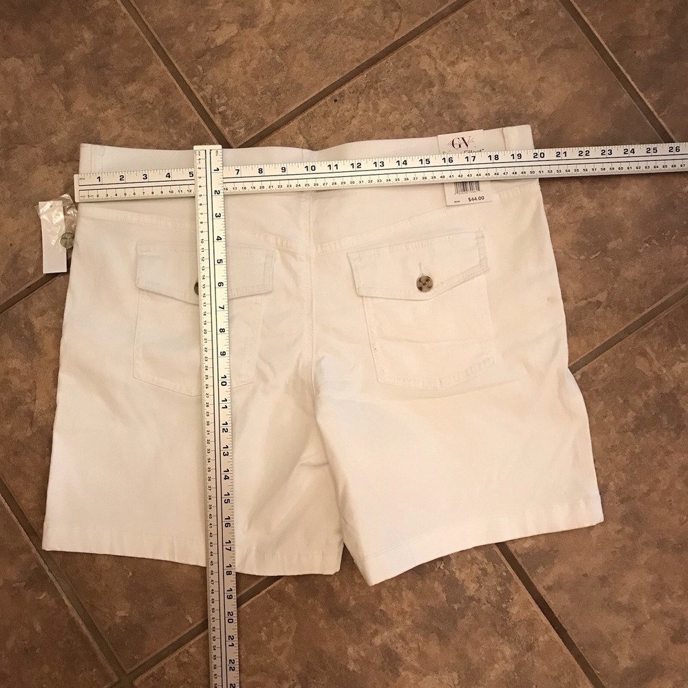 Womens Slimming GV Kakhi Shorts With Invisible Slimming Panel Sz 18 #2154‎ - Picture 3 of 3